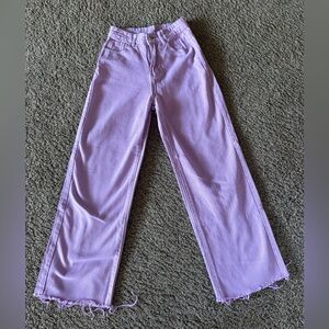 Purple jeans